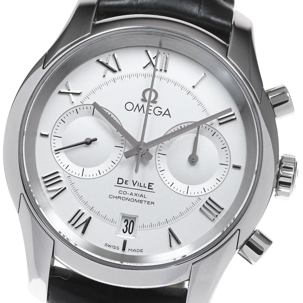 オメガ OMEGA 431.13.42.51.02.001 デビル アワービジョン クロノグラフ 自動巻き メンズ 良品 内箱付き_848005【中古】