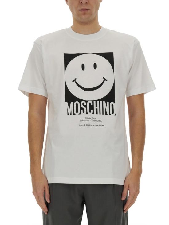 MOSCHINO Men T-Shirts 07230241 1001 White