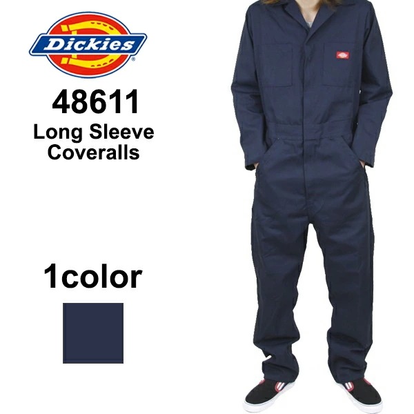 ディッキーズ Long Sleeve Coveralls カバーオール つなぎ4861 48611 US企画