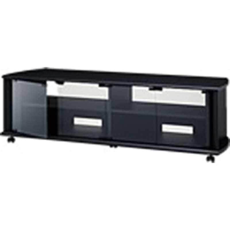 ハヤミ工産　テレビ台 目安：～60型対応 ハイタイプ マットブラック　TV-BS140H
