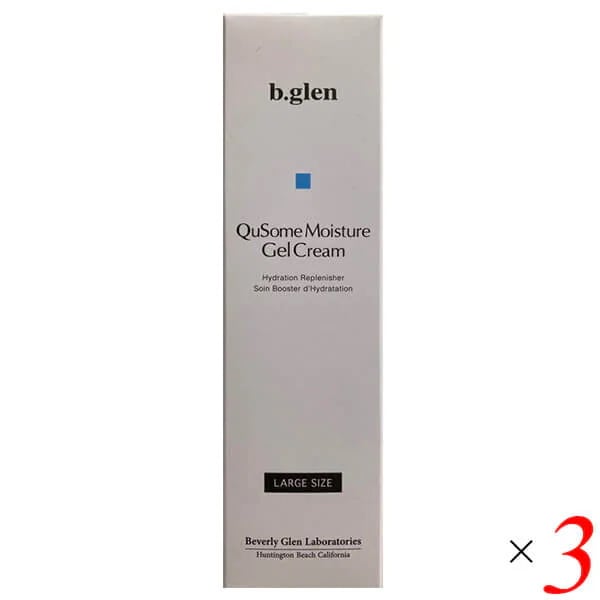 ビーグレン QuSomeモイスチャーゲルクリーム(Lサイズ) 44g 3個セット