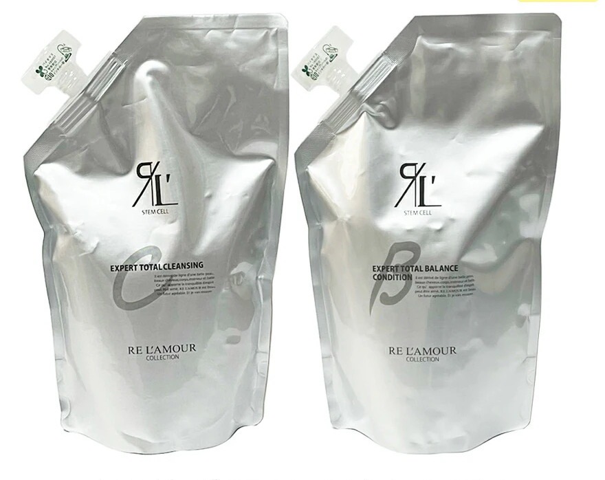リアムール エキスパート トータル クレンジング500ｍｌ＋バランスコンディション500ｍｌ　正規品保障 　頭皮毛髪を清浄し毛髪につやを与えます毛髪に潤いとコシを与えすこやかに保ちます