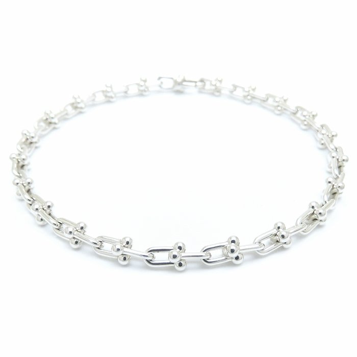 ハードウェア マイクロリンク ブレスレット 18cm 21コマ シルバー925 レディース/294269【中古】