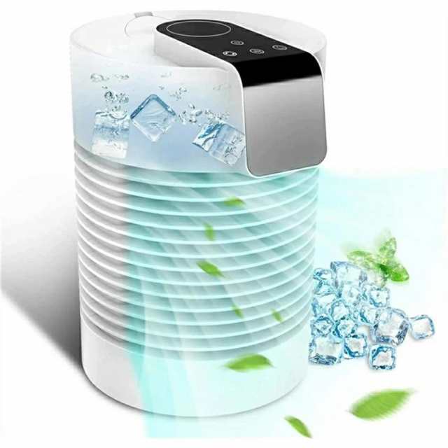冷扇 卓上 冷機 扇機 ミニクーラー 卓上クーラー 水冷エアコン 一台三役 送 加湿 冷却 量3段階 USB給電 充電式 持ち運び 省エネ 軽量