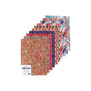 （業務用10セット） クラサワ 友禅千代紙 SK-75 B4 10枚