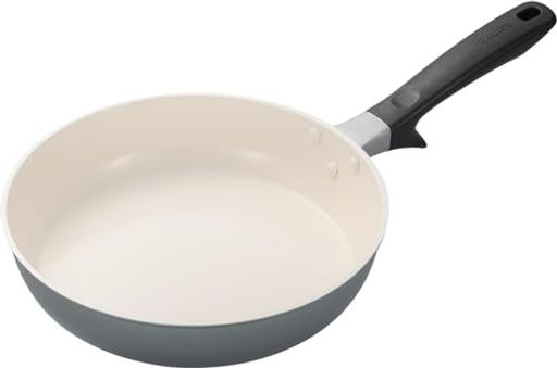 京セラ セラブリッド PFAS 鉛 カドミウム フッ素 不使用 セラミック 加工 フライパン 26cm ガス火専用 焦げ付きにくい 油使用 中火以下 カームグリーン CF-G26D-WGR