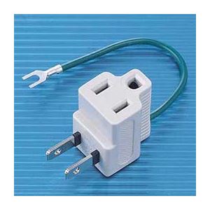 （まとめ）サンワサプライ 3P2P変換アダプタ TAP-AD3LT(×10セット)