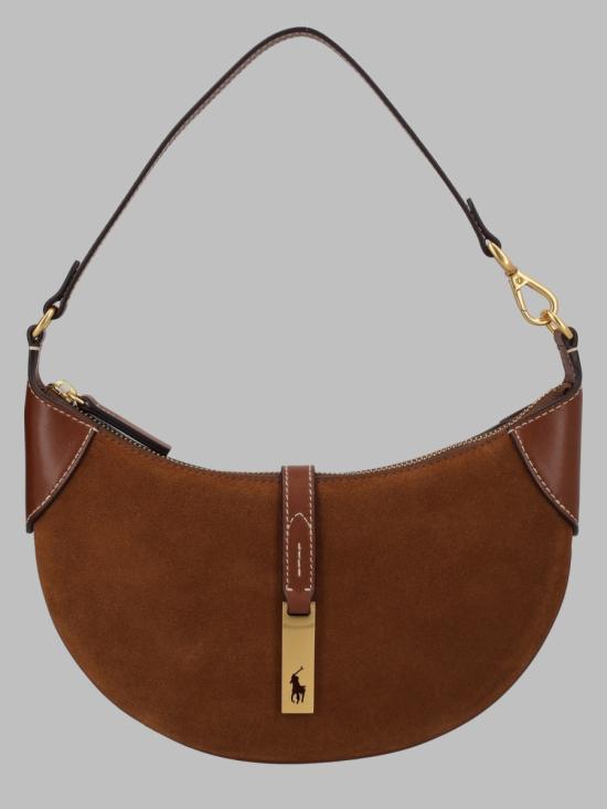 POLO RALPH LAUREN Women Shoulder Bags 428929801 002CINNAMON CUOIO BROWN