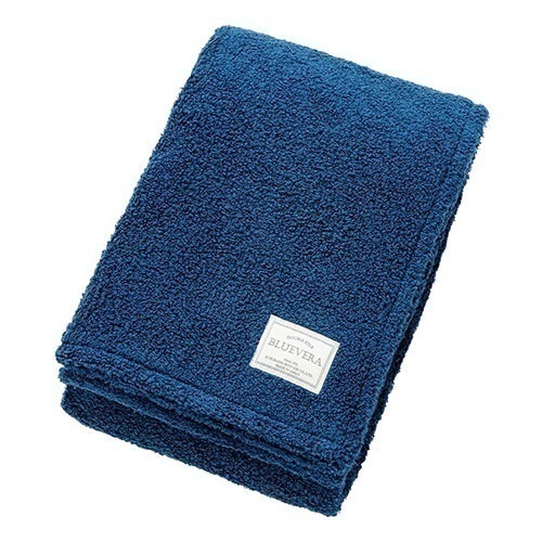 BLUEVERA バスタオル ネイビー (69×140cm・綿100%)