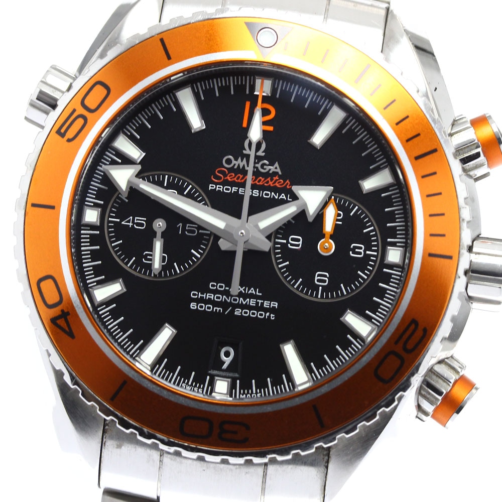 オメガ OMEGA 232.30.46.51.01.002 シーマスター プラネットオーシャン 600M デイト クロノグラフ 自動巻き メンズ 保証書付き_901889【中古】