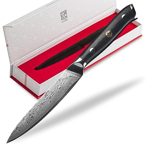 issiki 包丁 ペティナイフ VG10 ダマスカス ステンレス プレゼント キャンプ 120mm