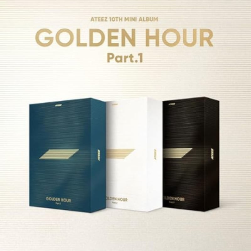 ATEEZ - 10TH MINI ALBUM [ GOLDEN HOUR : Part.1 ] (韓国盤) (3バージョンセット)