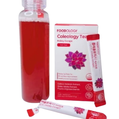 Coleology Tea 太い下半身をスリムにするザクロ味 Tea 韓国 オリーブヤングダイエット1位(15日分)二つ