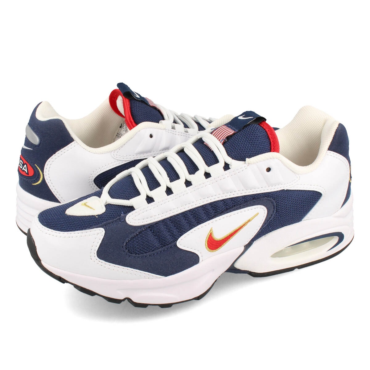 AIR MAX TRIAX MIDNIGHT NAVY/UNIVERSITY RED/WHITE/METALLIC GOLD 【USA】