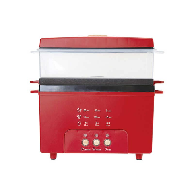 ライフオンプロダクツ　サラダチキンメーカー グランデ (レッド) レッド　PRSK044RD