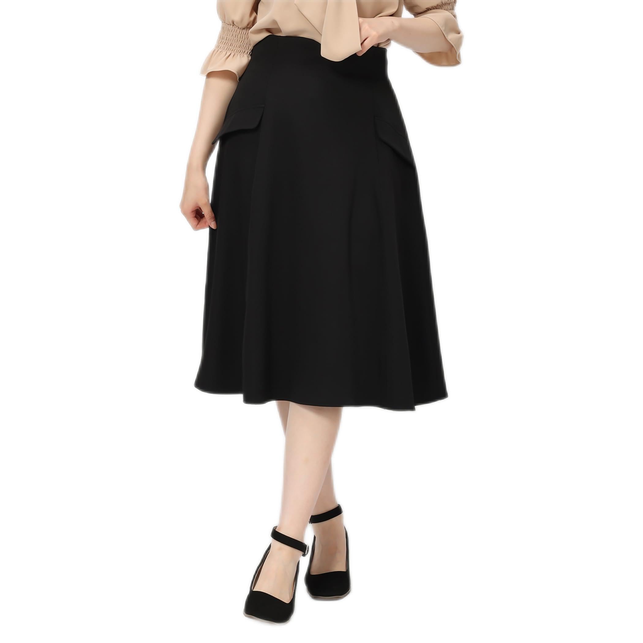 [ミッシュマッシュ] スカート フロントカットフレアスカート レディース MM337204 BL