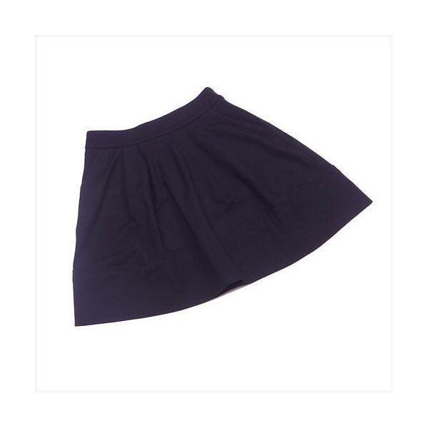 スカート 後ZIP フレアー 8サイズ ブラック ゴールド 中古