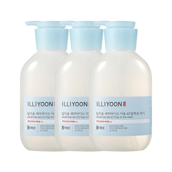 【illiyoon】 セラミドアト 6.0 トップツトウォッシュ 500ML 3個