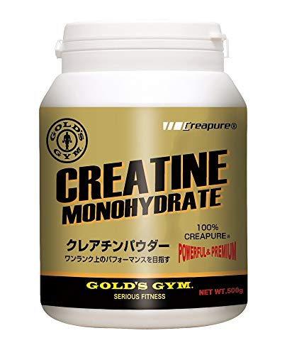 サイズ：500グラム (x 1) ゴールドジム(GOLD S GYM) クレアチンパウダー 500g