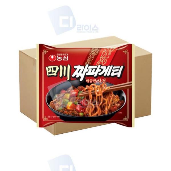 RG0OP43S 農心 四川チャパゲティ 137g 40袋 四川チャジャン袋