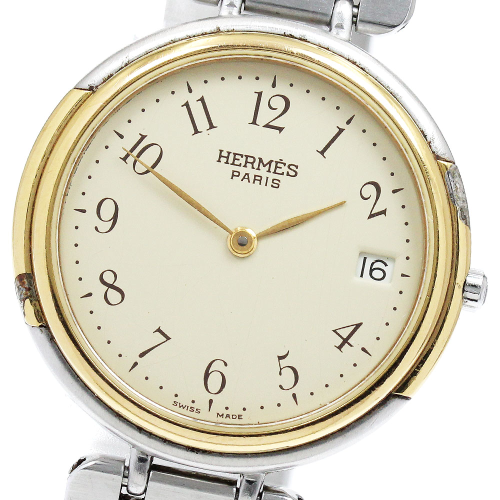 エルメス HERMES ウィンザー デイト クォーツ メンズ _907011【中古】