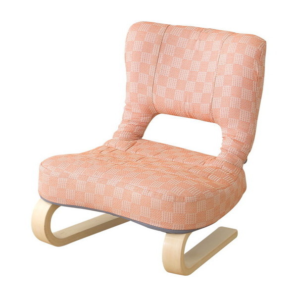 ホームテイスト HKZ リクライニング付き 正座椅子 葵 ピンク メーカー直送