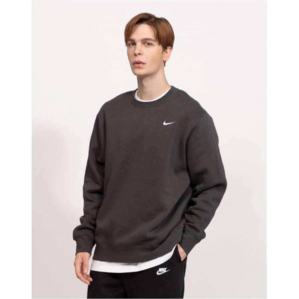 メンズナイキクラブフリースクルー起毛スウェットシャツ NI-MT3 チャコール 9,545円
