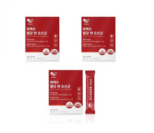 ヘルシーアールアンドパーフェクト 血糖 アンド 乳酸菌 30包x3箱 オーツ麦食物繊維 プロパイオティクス 食品医薬品安全処承認 3ヶ月