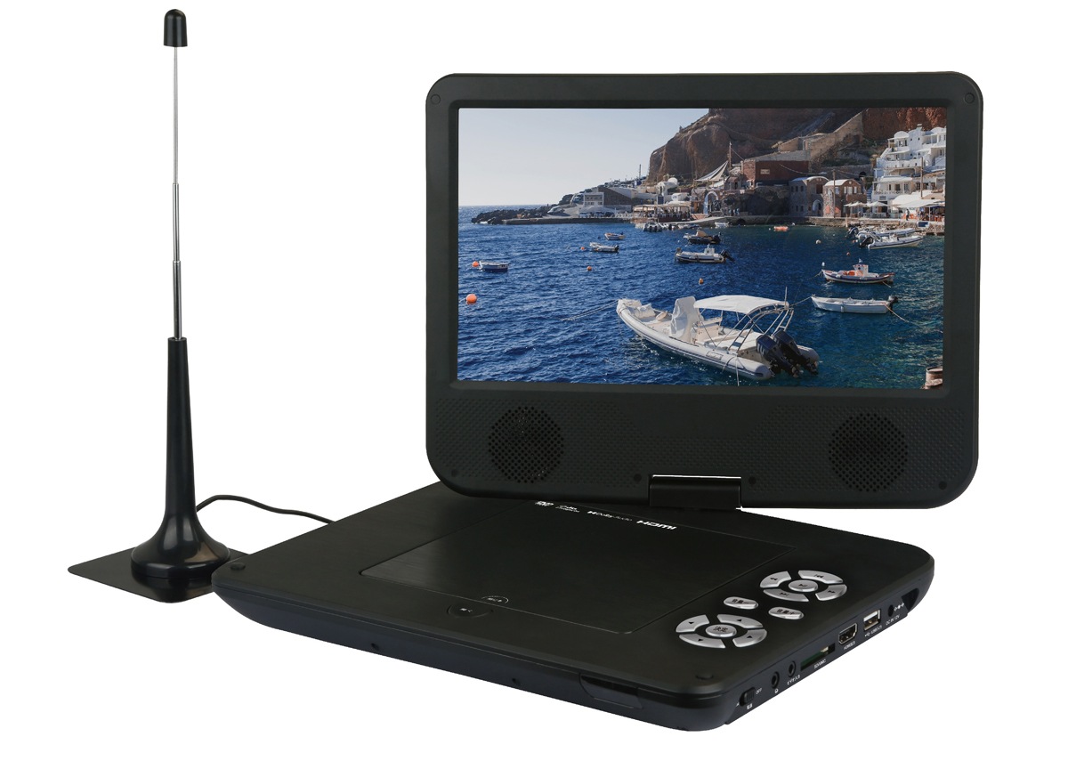 19型ワンセグテレビDVD付き OVER TIME ポータブルDVDプレイヤー 19