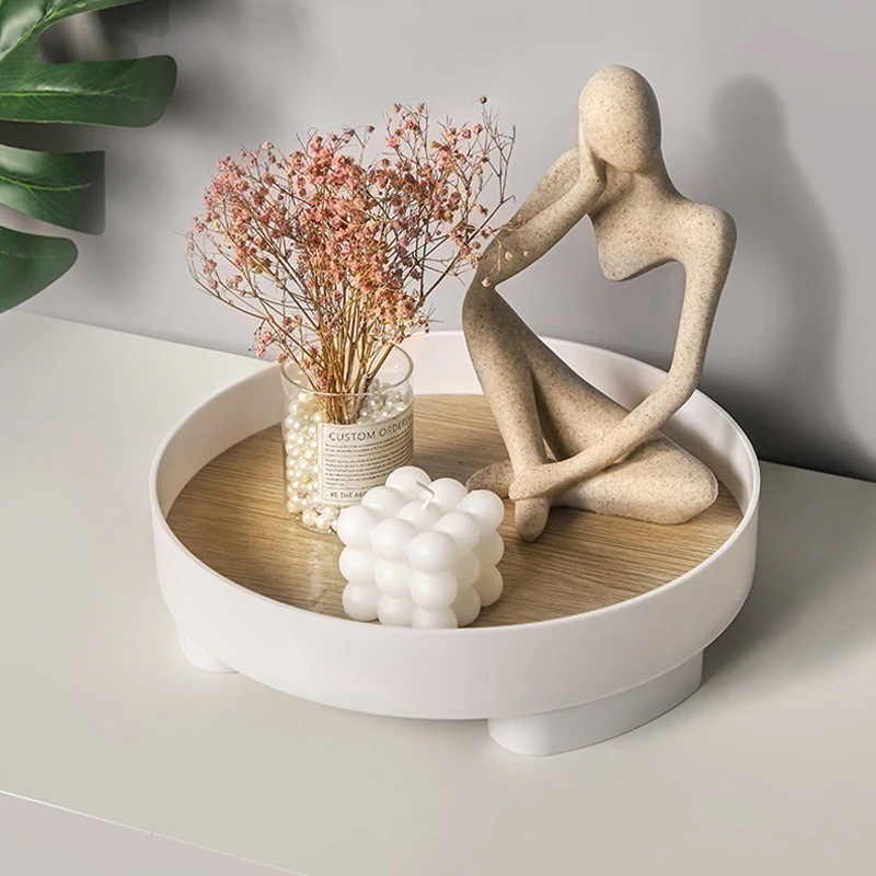 スカンジナビア実用トレイ美しい現代的なスタイルエントランスアクセサリー収納装飾家具カウンタート