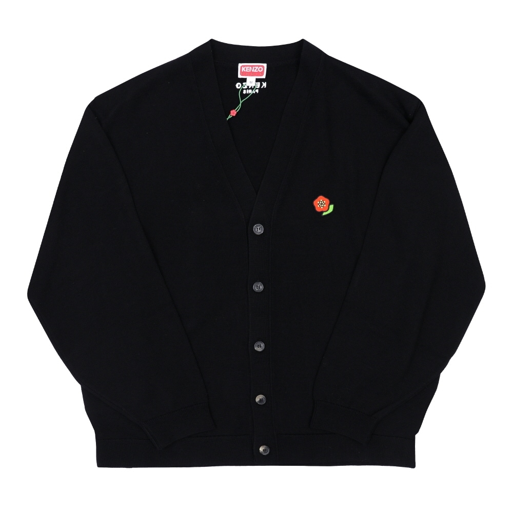 Kenzo FF55CA7263LB 99J ポップポップ Vネックメンズカーディガン