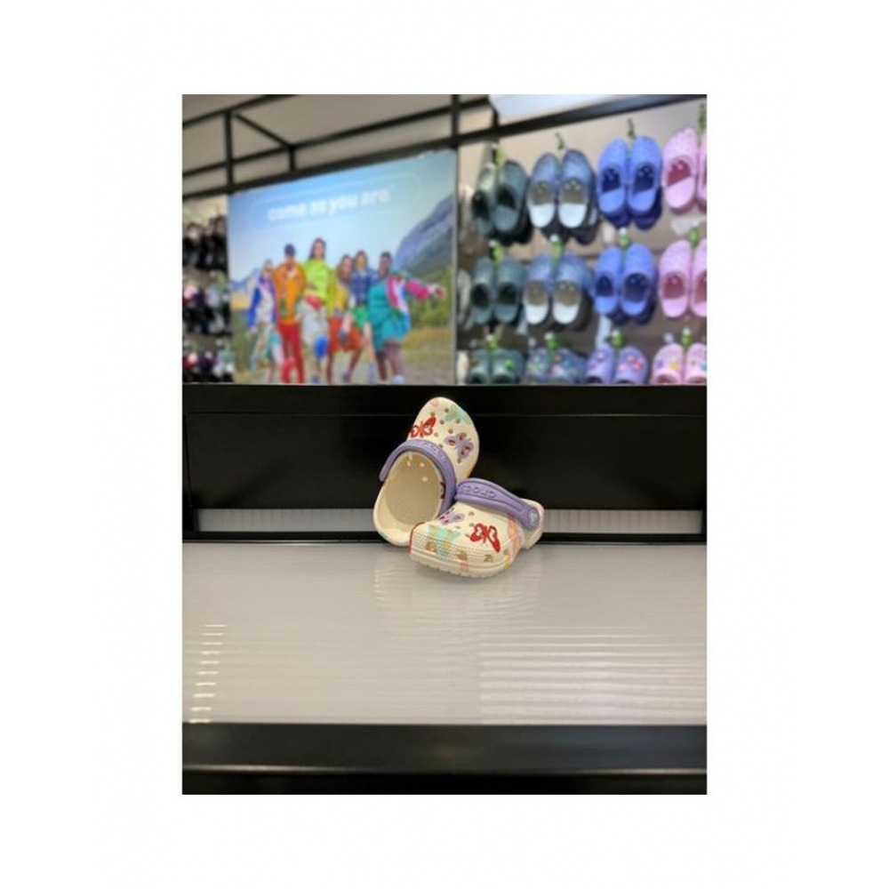 クロックスマリオクラシックバタフライグラフィッククロッグ幼児用 211263-0WV