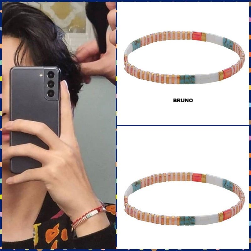 【A BIT MOR】 Hologram Bracelet BTS V (テテ) 着用
