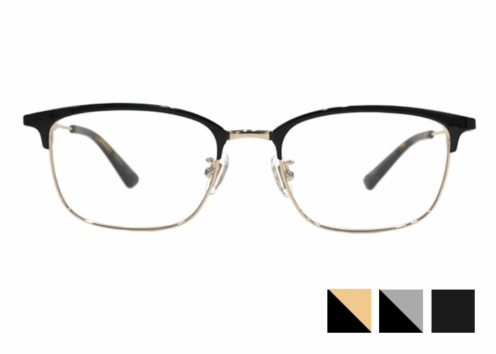 ポリス POLICE vplr36j フルリム ウェリントン ブロー チタン メンズ レディース めがね メガネ 眼鏡