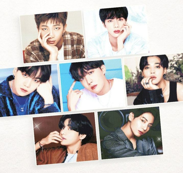 BTS CUBIC 5 PAINTING防弾少年団DIY防弾キュービック塗装CUBIC PAINTI