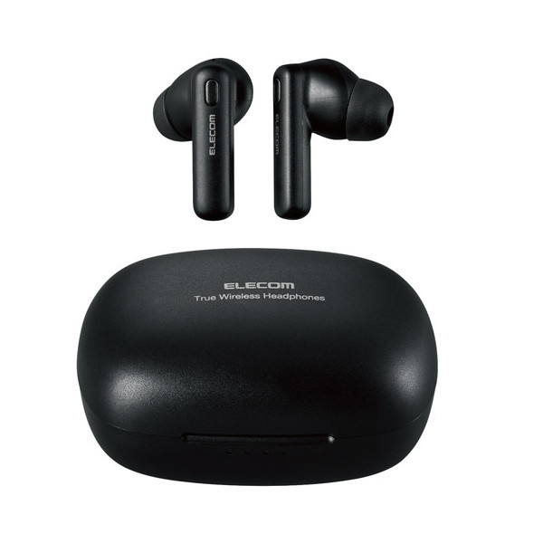 LBT-TWS13BK 完全 ワイヤレスイヤホン Bluetooth 無線 AAC対応 ノイズキャンセリング Type‐C充電 カナル型 ブラック メーカー直送