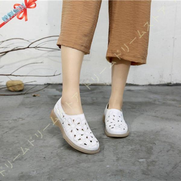 ローファー レディース スリッポン 本革 厚底 ラウンドトゥ ローヒール 2.5cm 歩きやすい 疲れない カジュアルシューズ おじ靴 サイドゴア 太めヒール