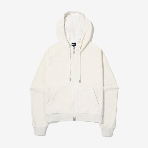 FILA ベロアフードジップアップ