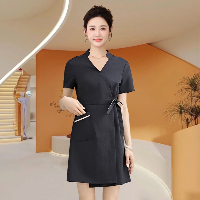 【高.品.質】2025新作 ユニフォーム エステ サロン通勤 レディース 女性 制服おしゃれ 半袖 七分袖 ジャケット 上下セット セットアップエステ制服