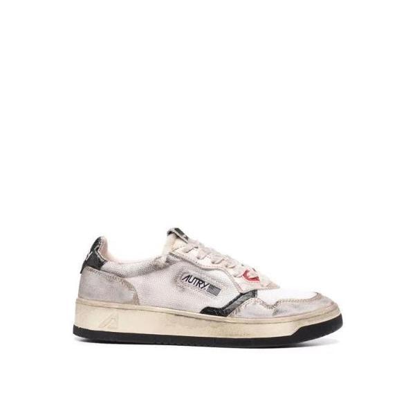 25 FW オートリー スーパー ヴィンテージ メダリスト ローカット スニーカー AVLMMS09 TP4494407