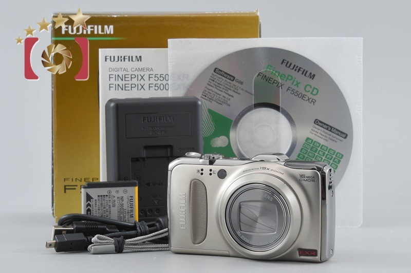富士フイルム FINEPIX F550EXR シャンパンゴールド コンパクトデジタルカメラ 元箱付き