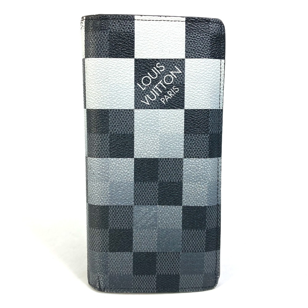 長財布 N40415 ポルトフォイユ ブラザ NM ダミエグラフィットジャイアント 2つ折り ダミエキャンバス ブラック