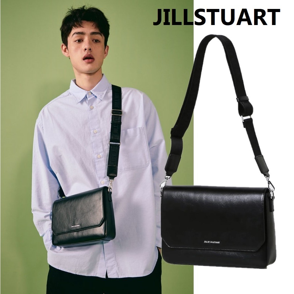 YOUTH ブラック ロゴウェビング ミディアム クロスバッグ ユニセックス 韓国人気 カジュアル シンプル トレンド