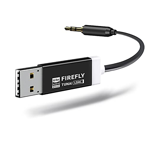 TUNAI Firefly LDAC Bluetoothレシーバー： 超小型 ハイレゾ USB DA