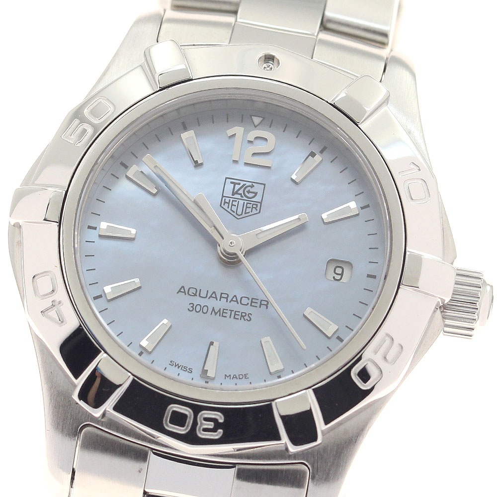 タグホイヤー TAG HEUER WAF1417 アクアレーサー デイト クォーツ レディース _944136【中古】