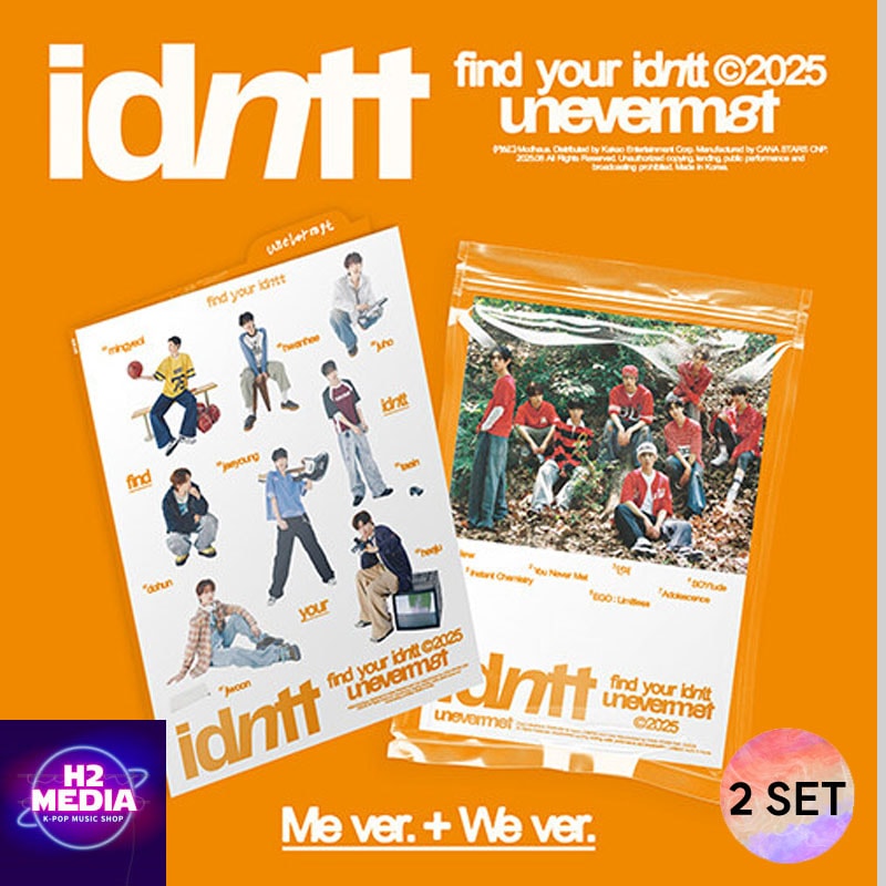 [2種 SET] idntt - (Mini Album) unevermet