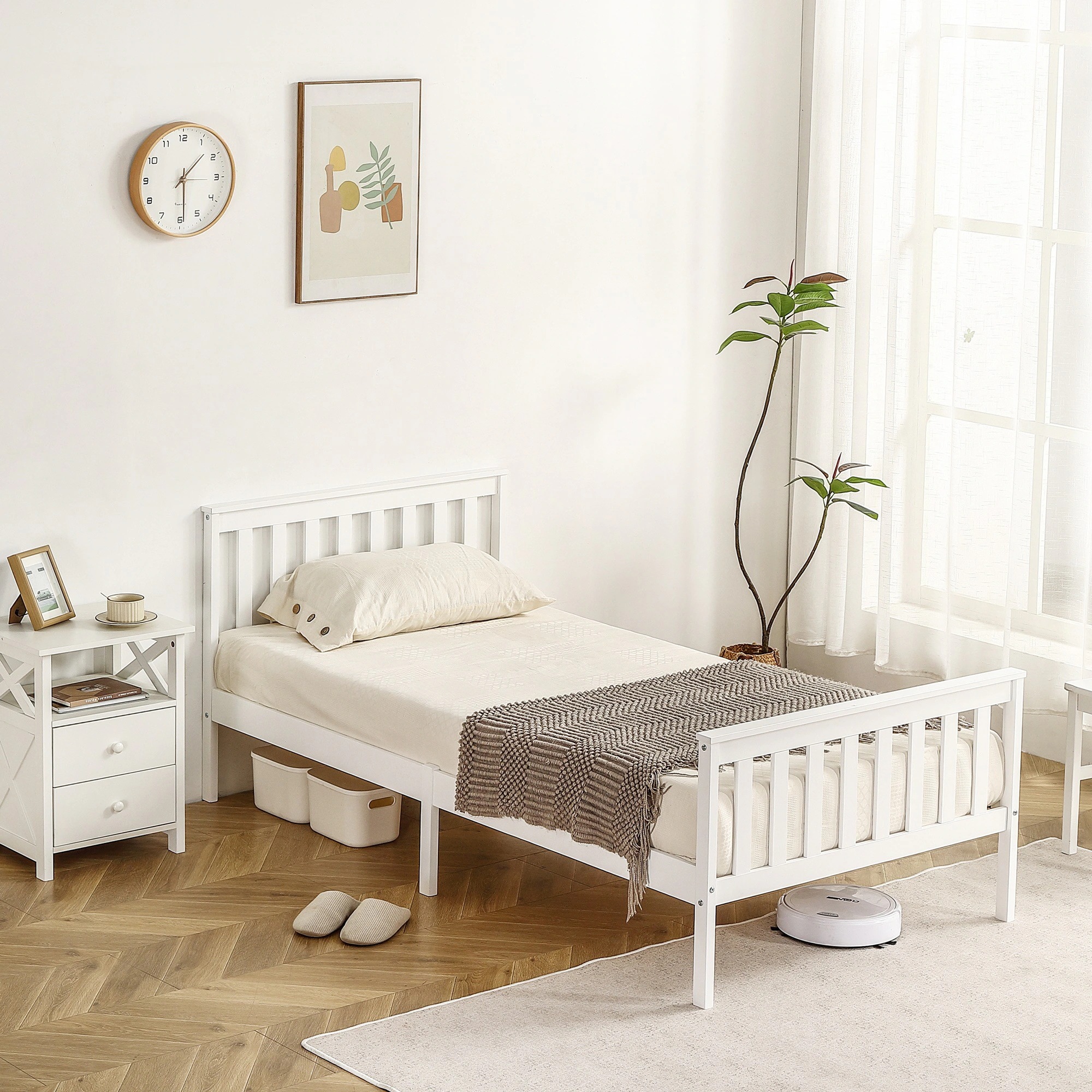 すのこ すのこベッド フレーム シングルベッド 脚付きベッド シングル シンプル 北欧 ベッドフレーム パイン材 【国内発送】ベッド 下収納 天然木フレーム 木製 おしゃれ マットレスは フレームのみ