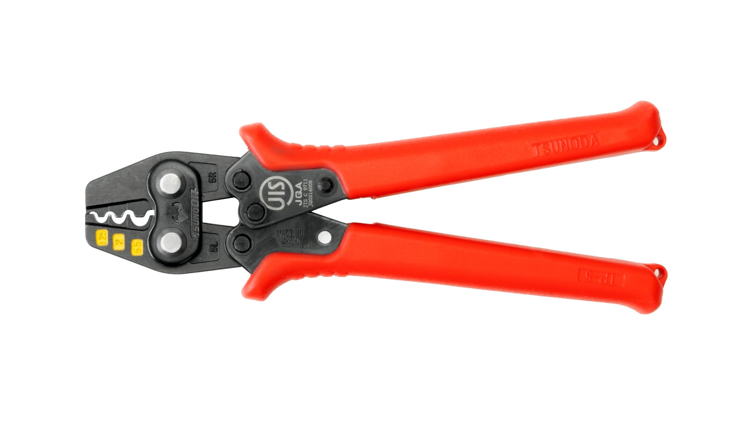 ツノダ(TSUNODA) 圧着工具 裸圧着端子・裸圧着スリーブ用 TP-5 JIS 日本製