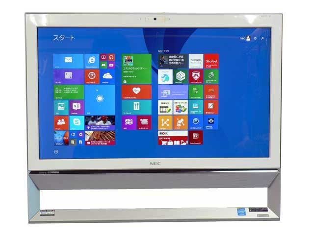 NEC デスクトップパソコン 中古パソコン VS350/S ホワイト デスクトップ 一体型 本体 Windows8.1 Celeron DVD 4GB/1TB 送料無料 中古