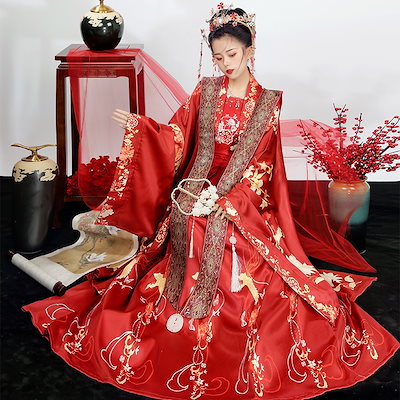 Qoo10] 古代宋の漢服の女性の花の結婚と結婚式の女 : ホビー